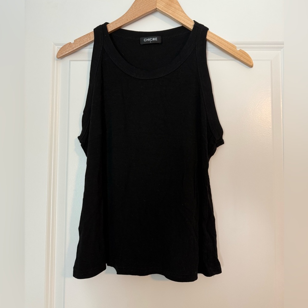 Chic Classic Black Tank Top